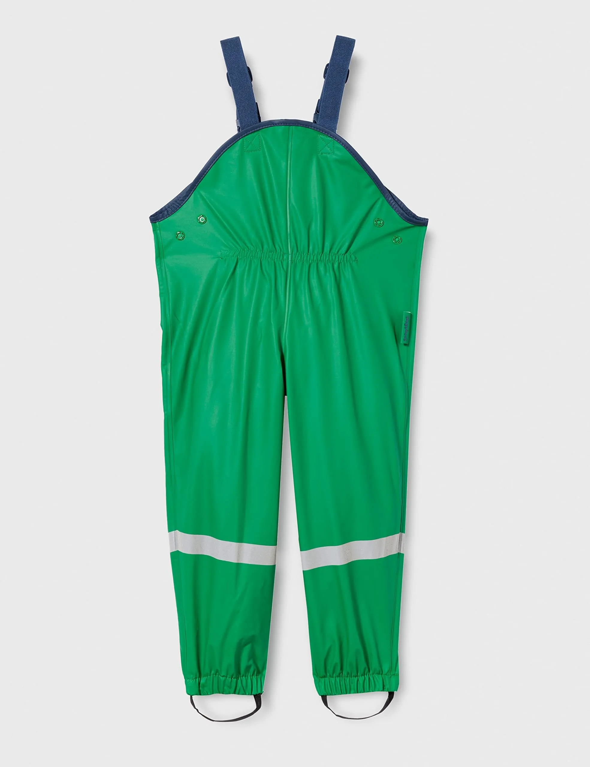 Playshoes Pantaloni Fango Salopette Antipioggia Unisex Bambini e Ragazzi, Verde, 104 - immagine 2