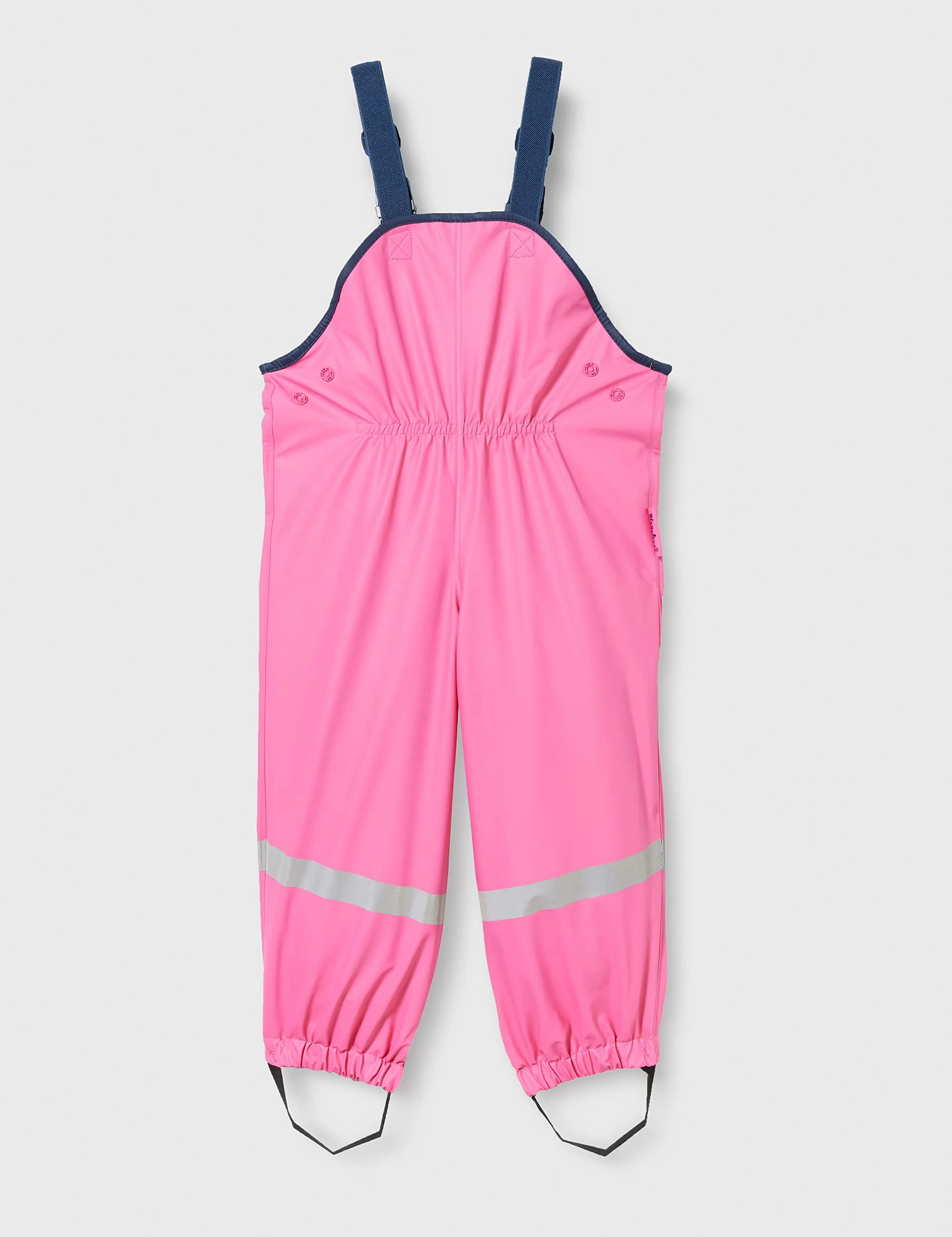 Playshoes Pantaloni Fango Salopette Antipioggia Unisex Bambini e Ragazzi, Rosa, 140 - immagine 5