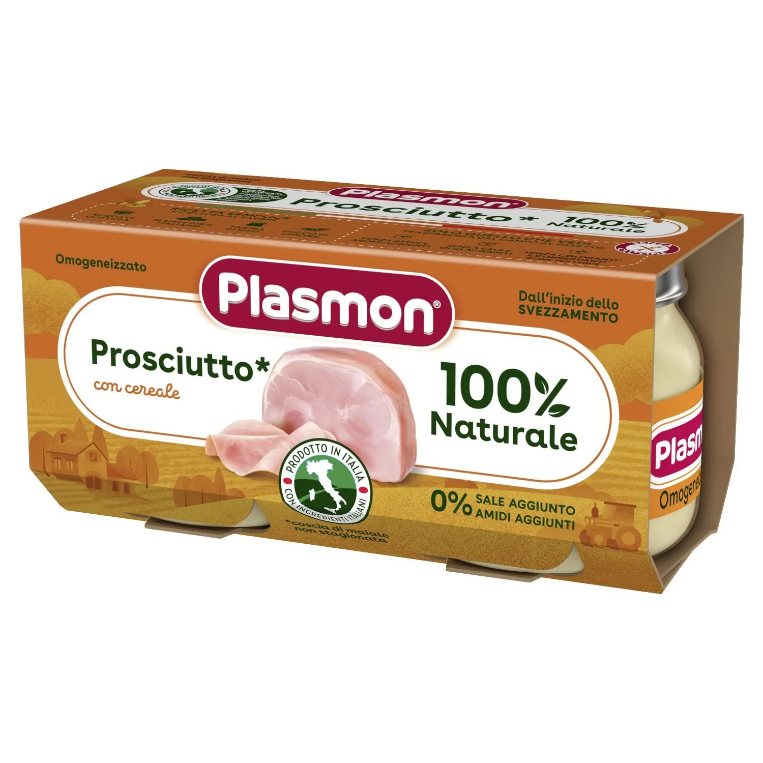 Plasmon Omogeneizzato Prosciutto 2x80g - immagine 1