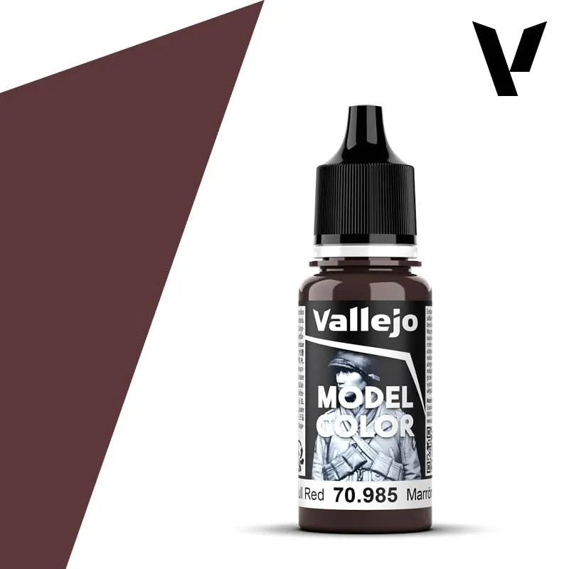 Vallejo 70.985 Model Color Acrylic Paint, Hull Red, 17 ml - immagine 2