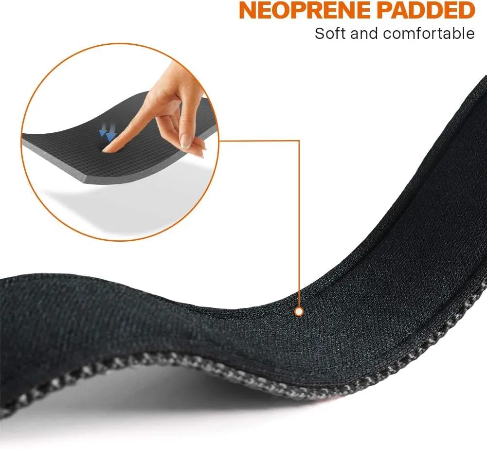 Taglory Collare per Cani in Nylon Imbottito Riflettente, Nero, XS - immagine 4