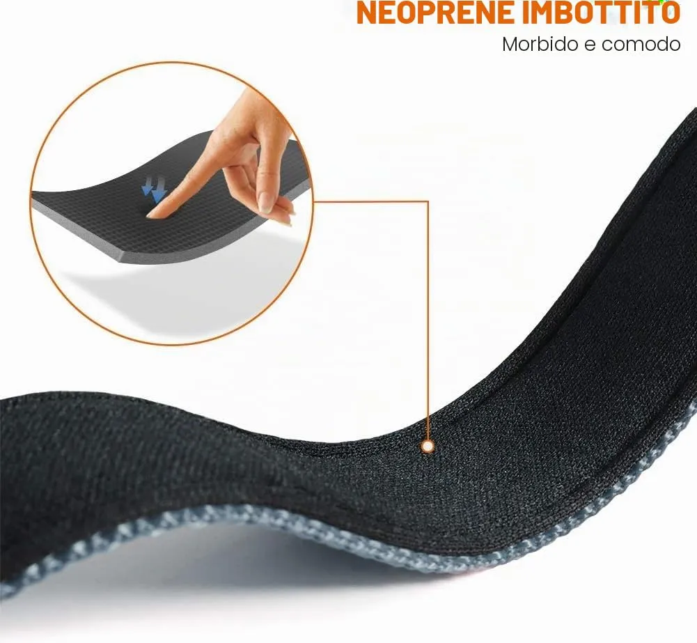 Taglory Collare per Cani in Nylon Imbottito Riflettente, Taglia Grande, Grigio - immagine 4