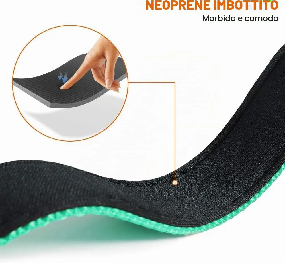 Taglory Collare per Cani in Nylon Imbottito, Regolabile e Riflettente, Taglia S, Turchese - immagine 4