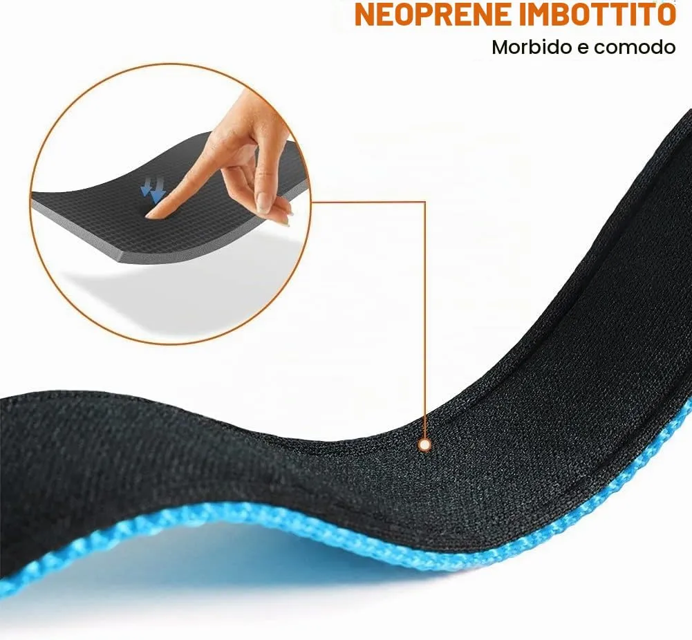 Taglory Collare per Cani in Nylon Imbottito Riflettente, Taglia Extra Large, Cielo Blu - immagine 4