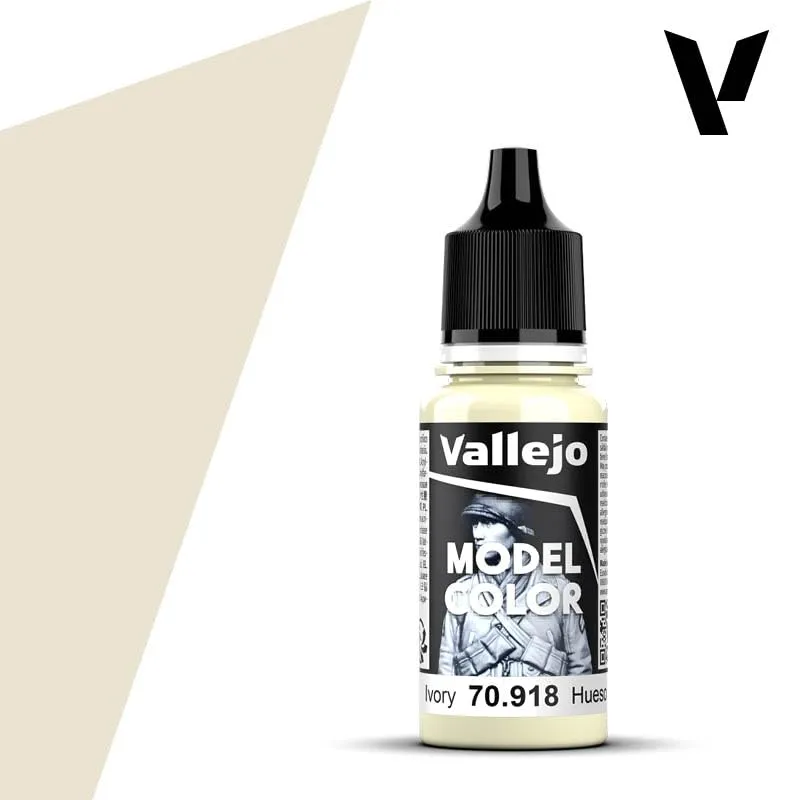 Vallejo 70.918 Acrylic Matte Color, Ivory, 17 ml - immagine 5