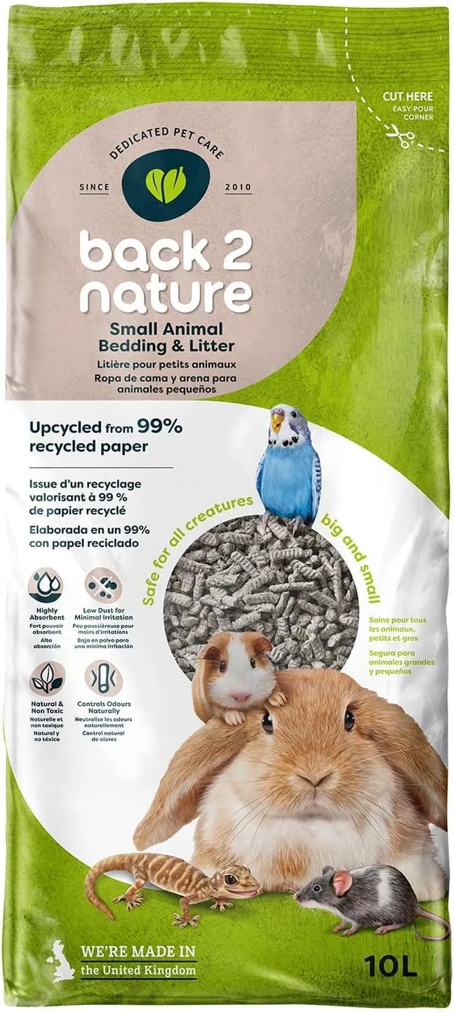 Back-2-Nature Lettiera 99% carta riciclata, 10 l - immagine 1