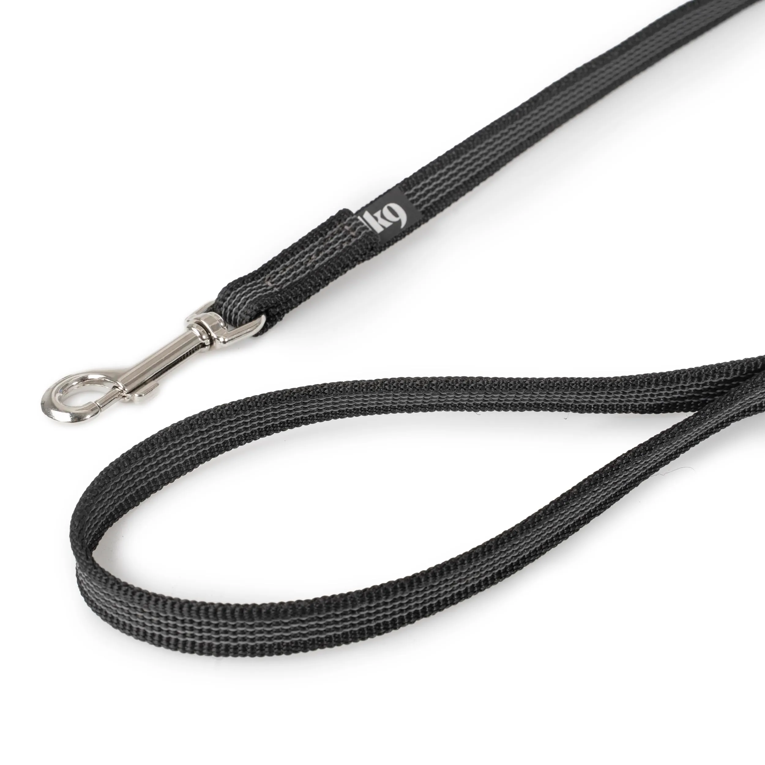 Julius-K9 Color & Gray Super Presa Guinzaglio Con Manico, 14 mm x 1.2 m, Nero - immagine 4