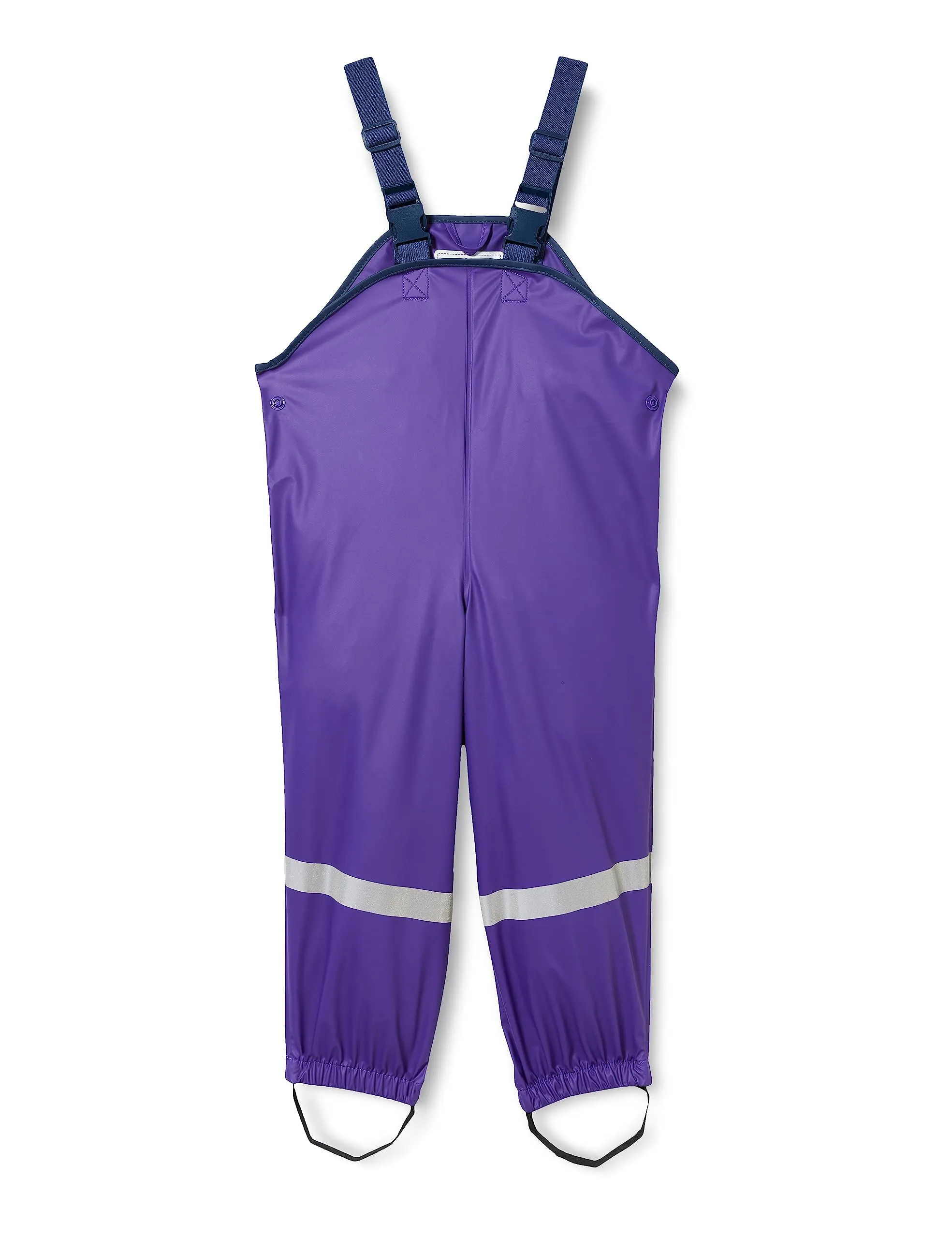 Playshoes Pantaloni Fango Salopette Antipioggia Unisex Bambini e Ragazzi, Viola, 128 - immagine 1