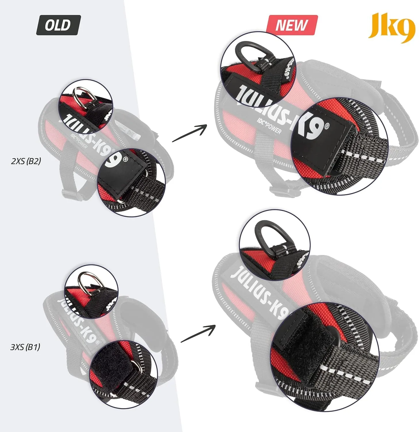 Julius-K9 IDC Power Harness, Baby 2, Nero - immagine 6