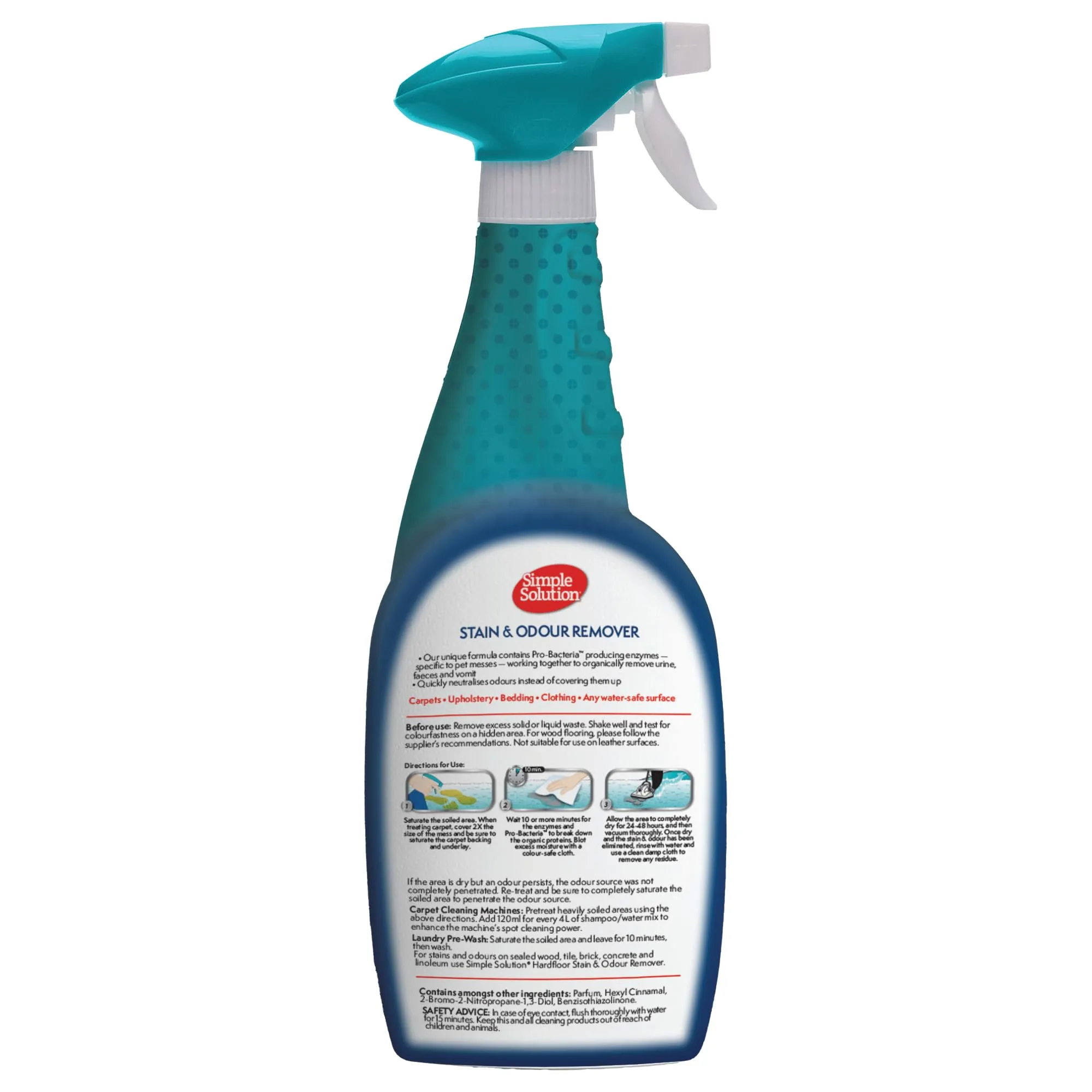 Simple Solution Smacchiatore per Cani e Odori, Detergente Enzimatico, 750ml - immagine 2