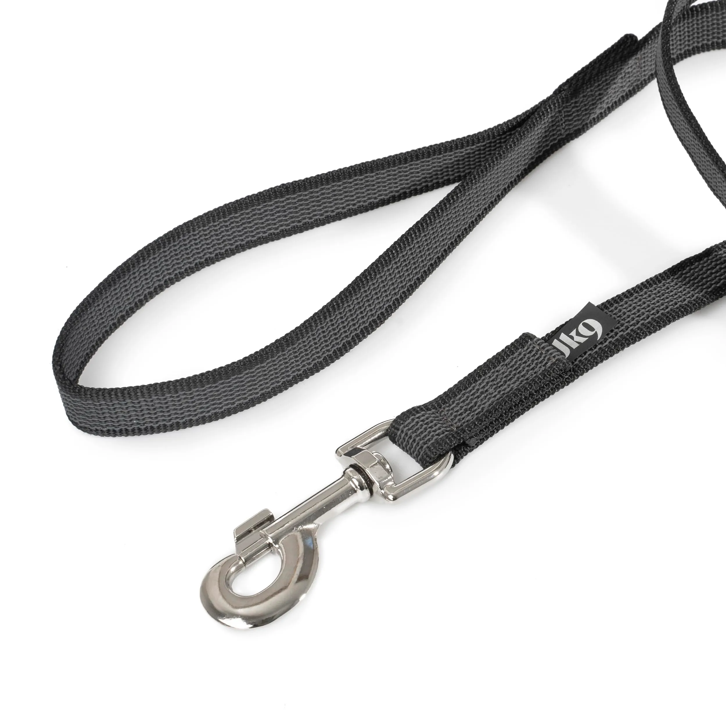 Julius-K9 Super Presa Guinzaglio Con Manico, 20 mm x 10 m, Nero - immagine 2