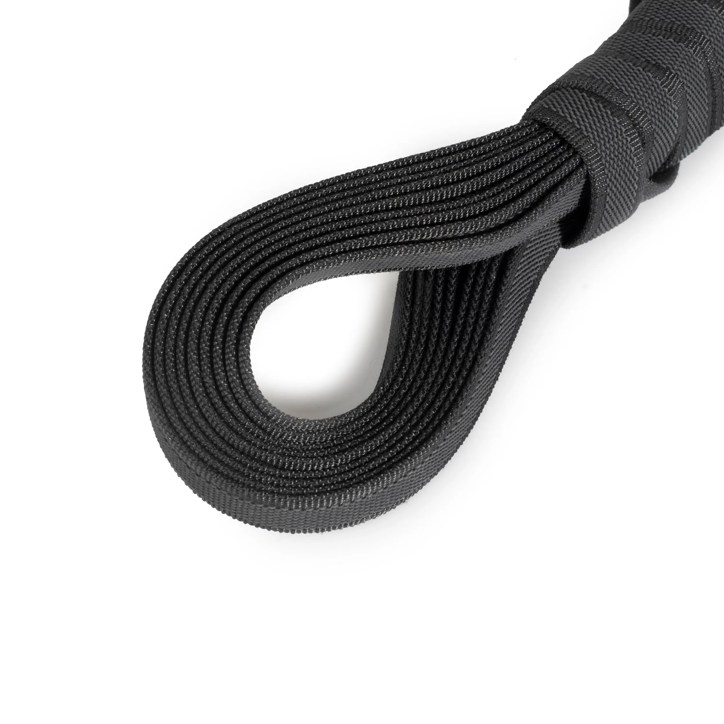 Julius-K9 Super Presa Guinzaglio Con Manico, 20 mm x 10 m, Nero - immagine 3
