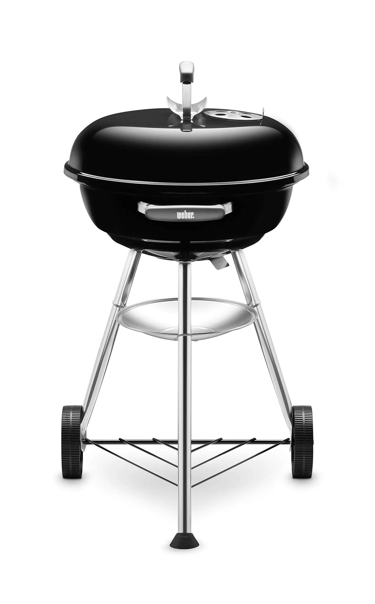 Weber Compact Kettle Barbecue a Carbone, 47 cm, Nero - immagine 2