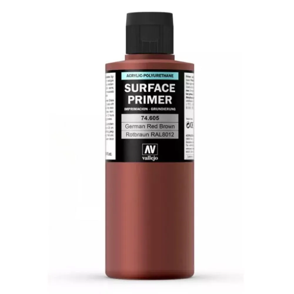 Vallejo Acrylic Surface Primer German Red B, 200ml - immagine 2