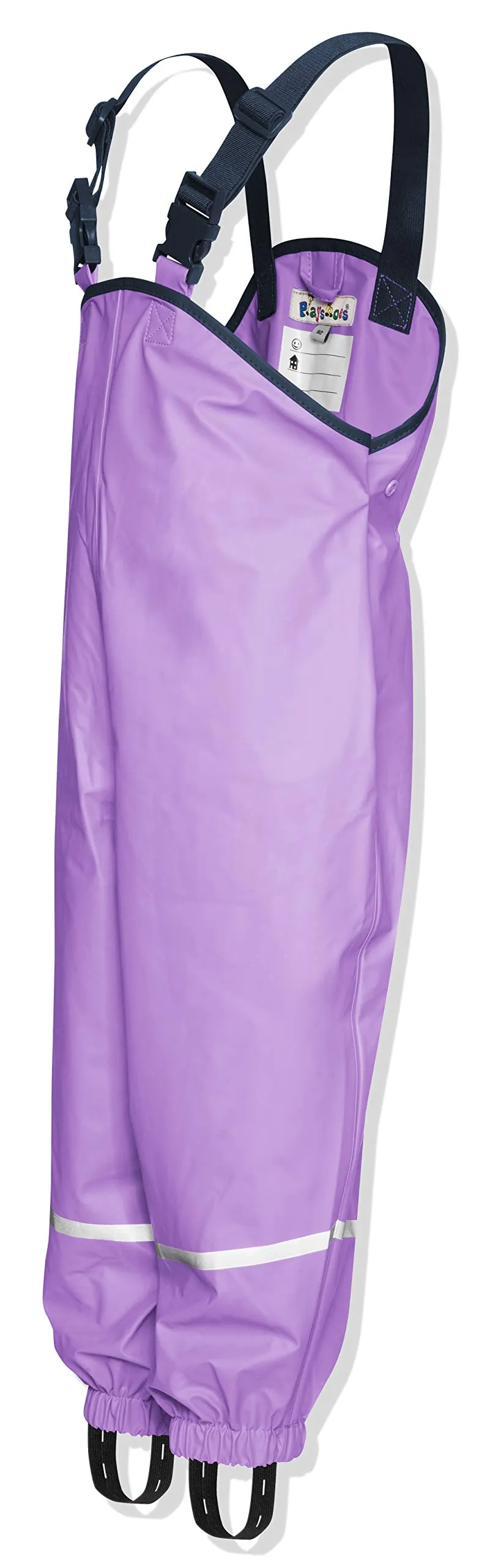 Playshoes Pantaloni Fango Salopette Antipioggia Unisex Bambini Lilla, 104 - immagine 5