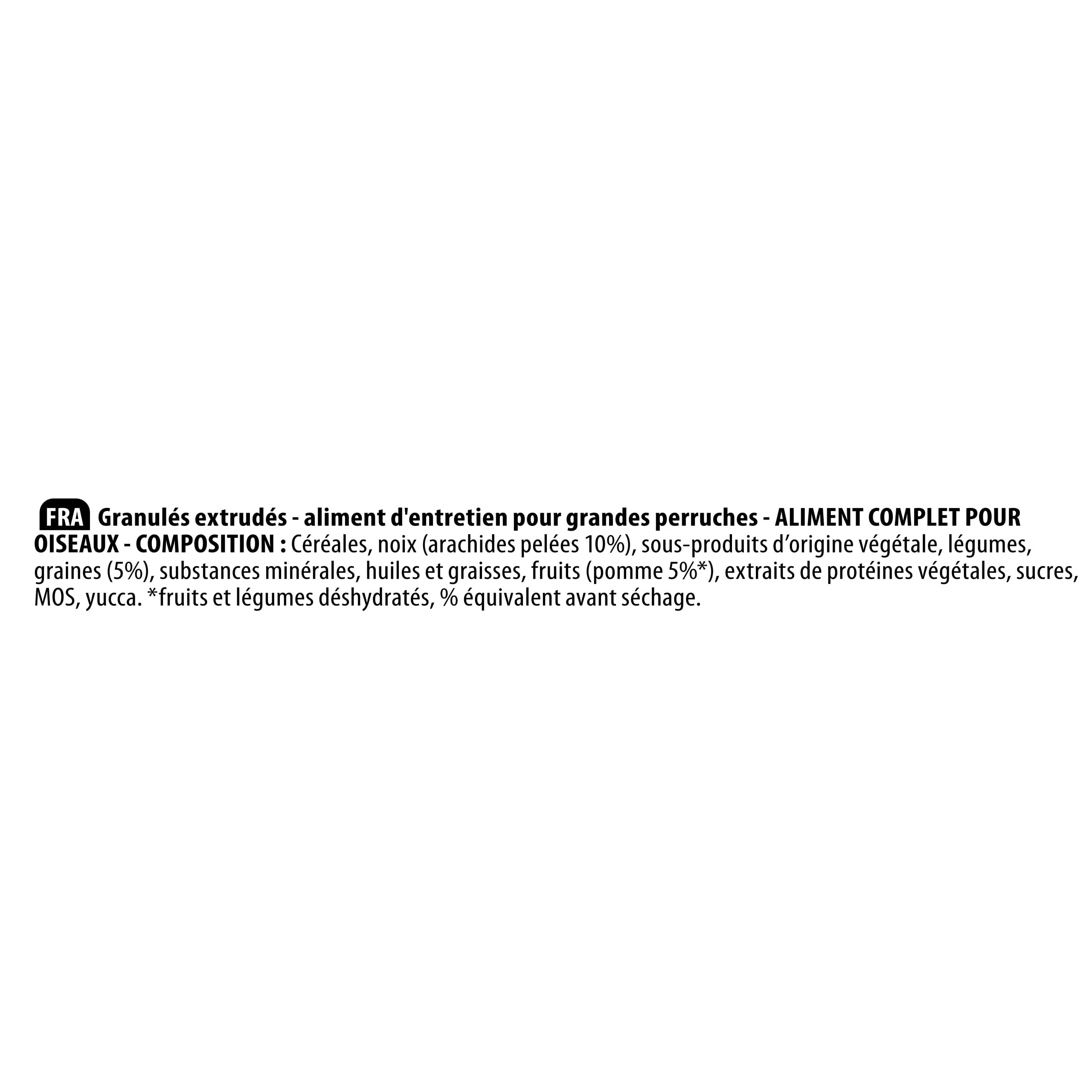 Versele-Laga NutriBird G14 Tropical Pellet Estrusi Alimento di Mantenimento per Grandi Parrocchetti 3kg - immagine 4