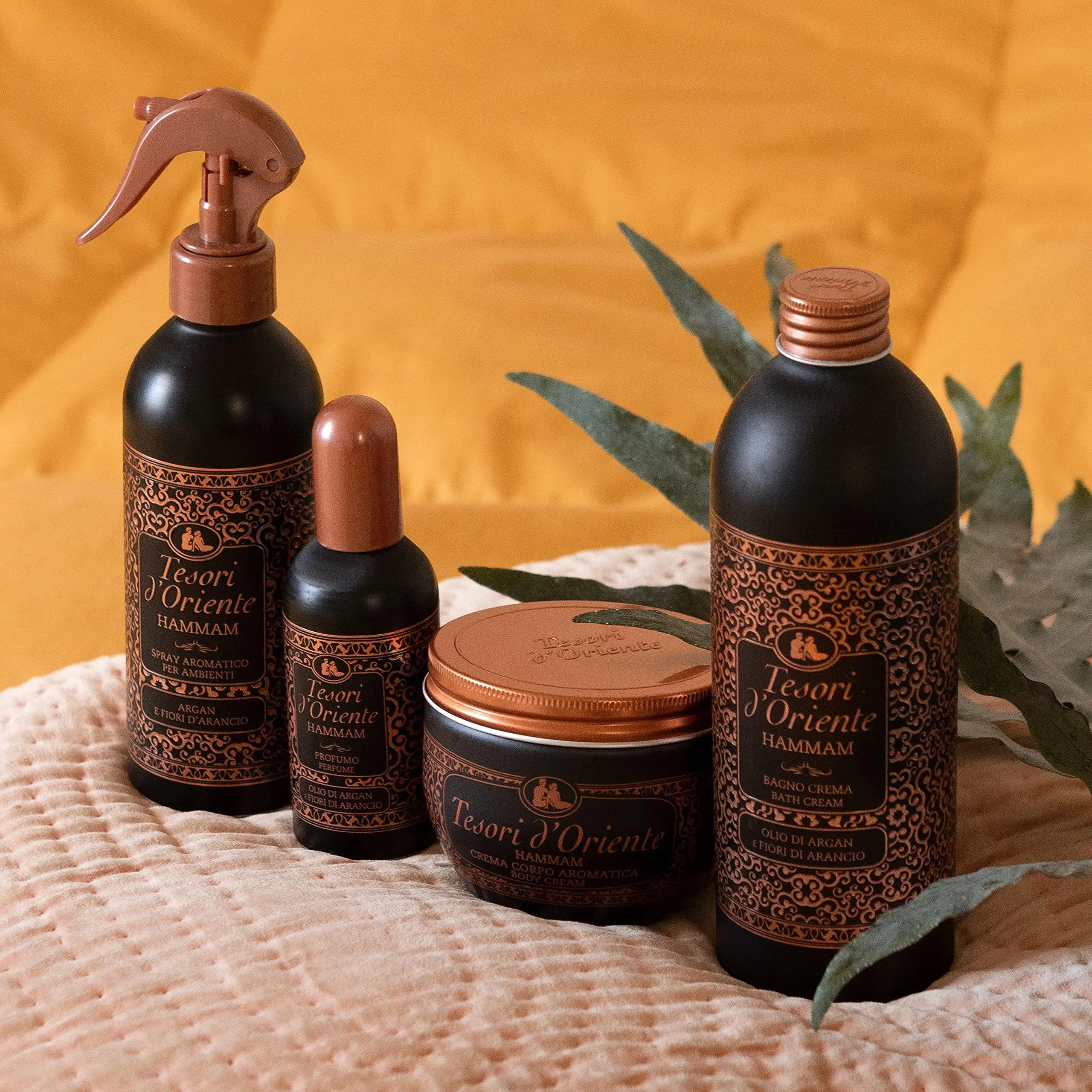 Tesori d'Oriente Bagno Crema Hammam con Olio di Argan e Fiori d'Arancio, 500ml - immagine 2