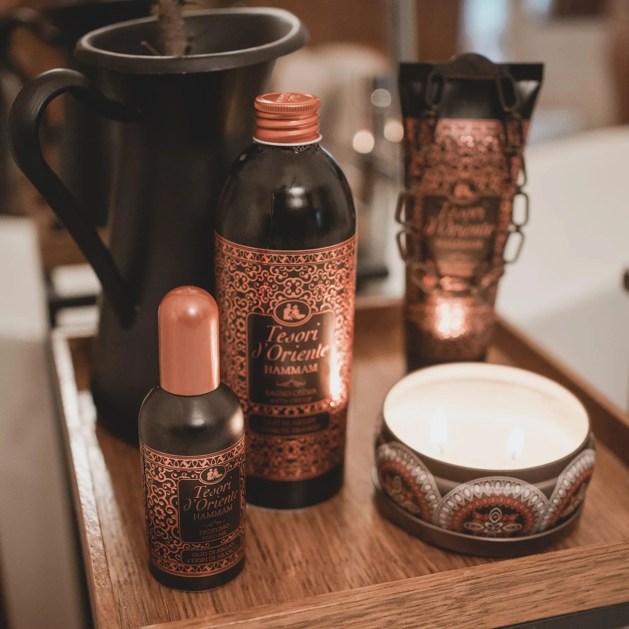 Tesori d'Oriente Bagno Crema Hammam con Olio di Argan e Fiori d'Arancio, 500ml - immagine 6