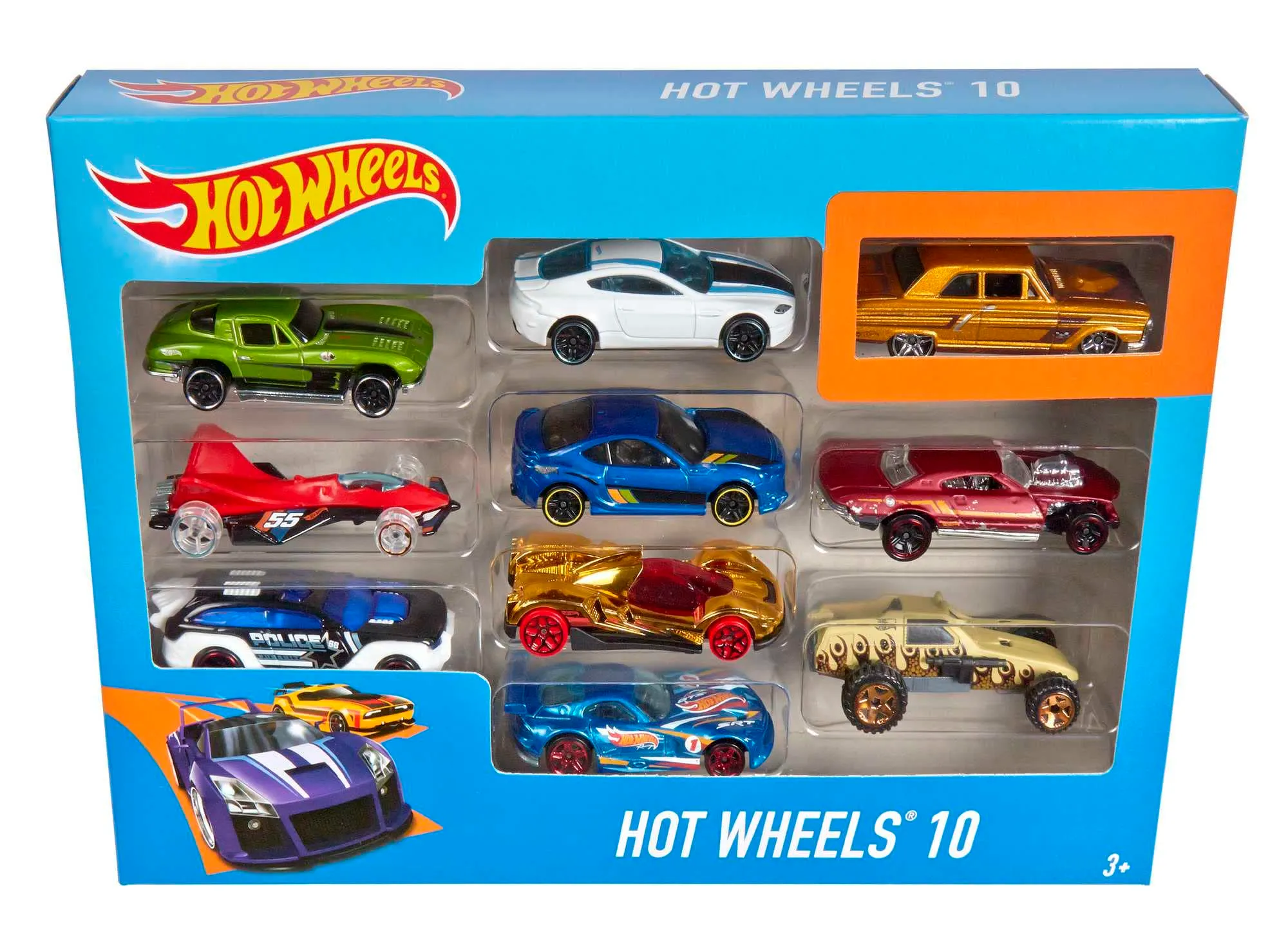 Hot Wheels Set 10 Veicoli in Scala 1:64, 54886 - immagine 8
