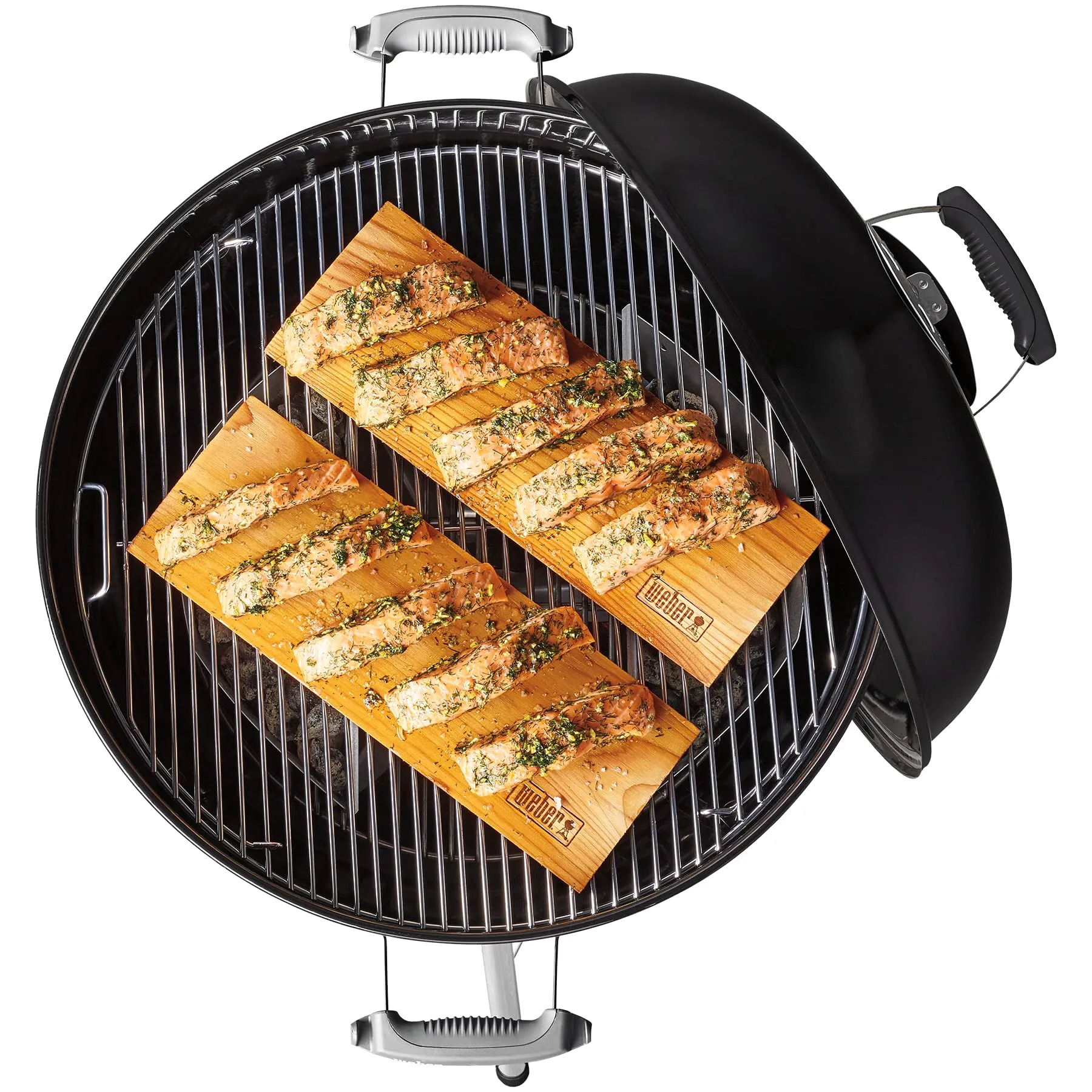 Weber Classic Kettle Barbecue a carbone, 57 cm, Nero - immagine 13
