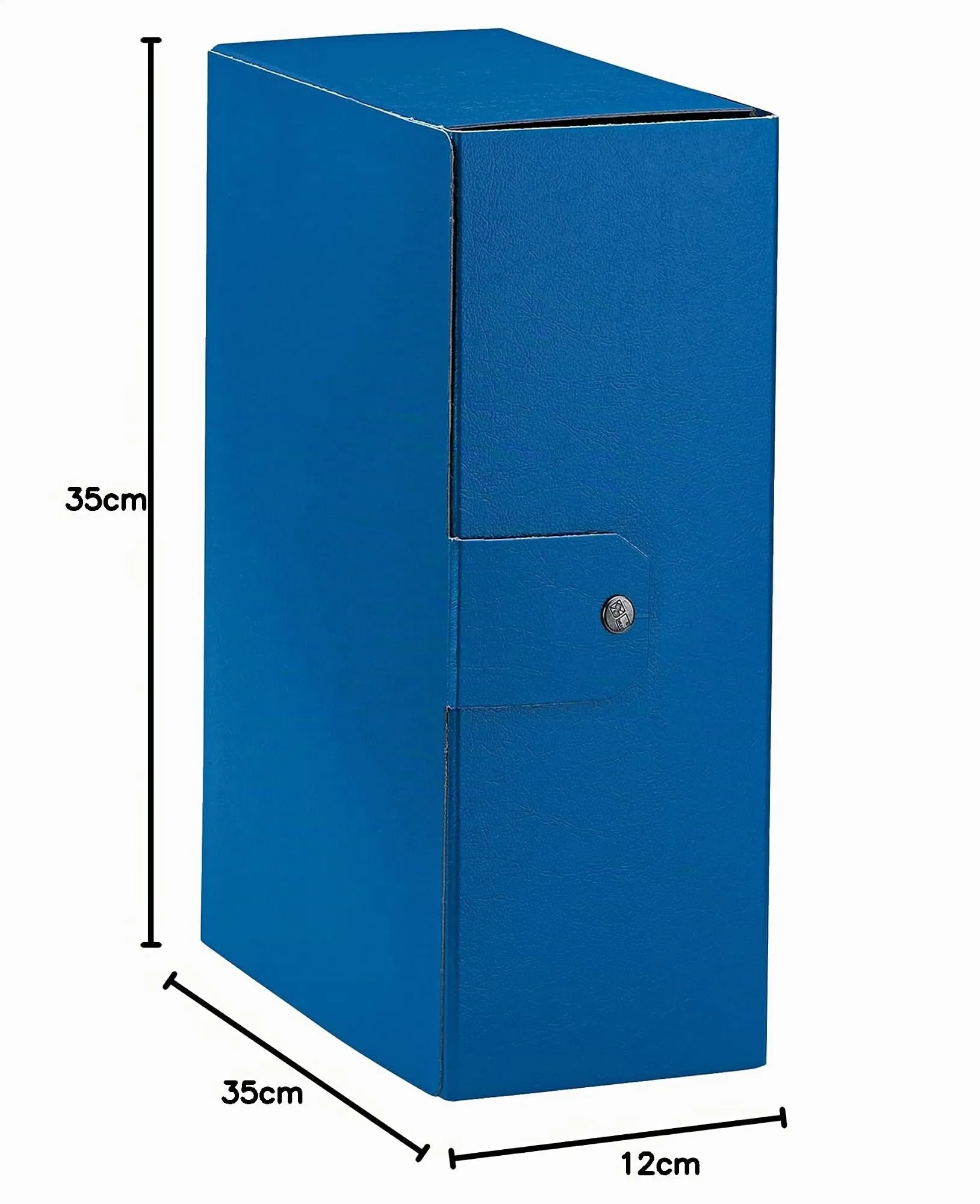 Esselte C32 Eurobox Cartella per Progetti, 25 x 35 cm, Dorso 12 cm, Blu, 390332050 - immagine 3
