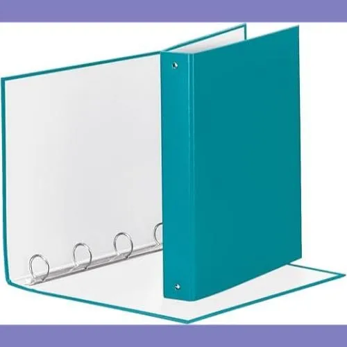 Esselte Meeting Raccoglitore 4 Anelli 30mm Turchese A4 395792800 - immagine 4