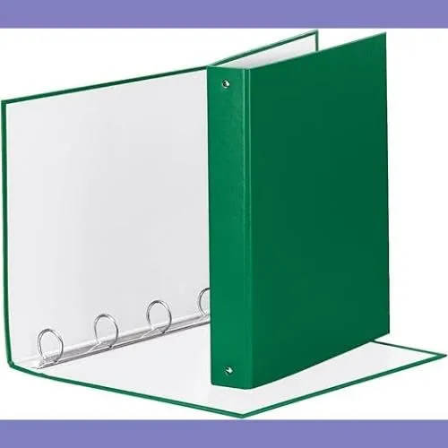 Esselte Meeting Raccoglitore ad Anelli 4-30 Tondo, 22 x 30 cm, Verde, 395792600 - immagine 4