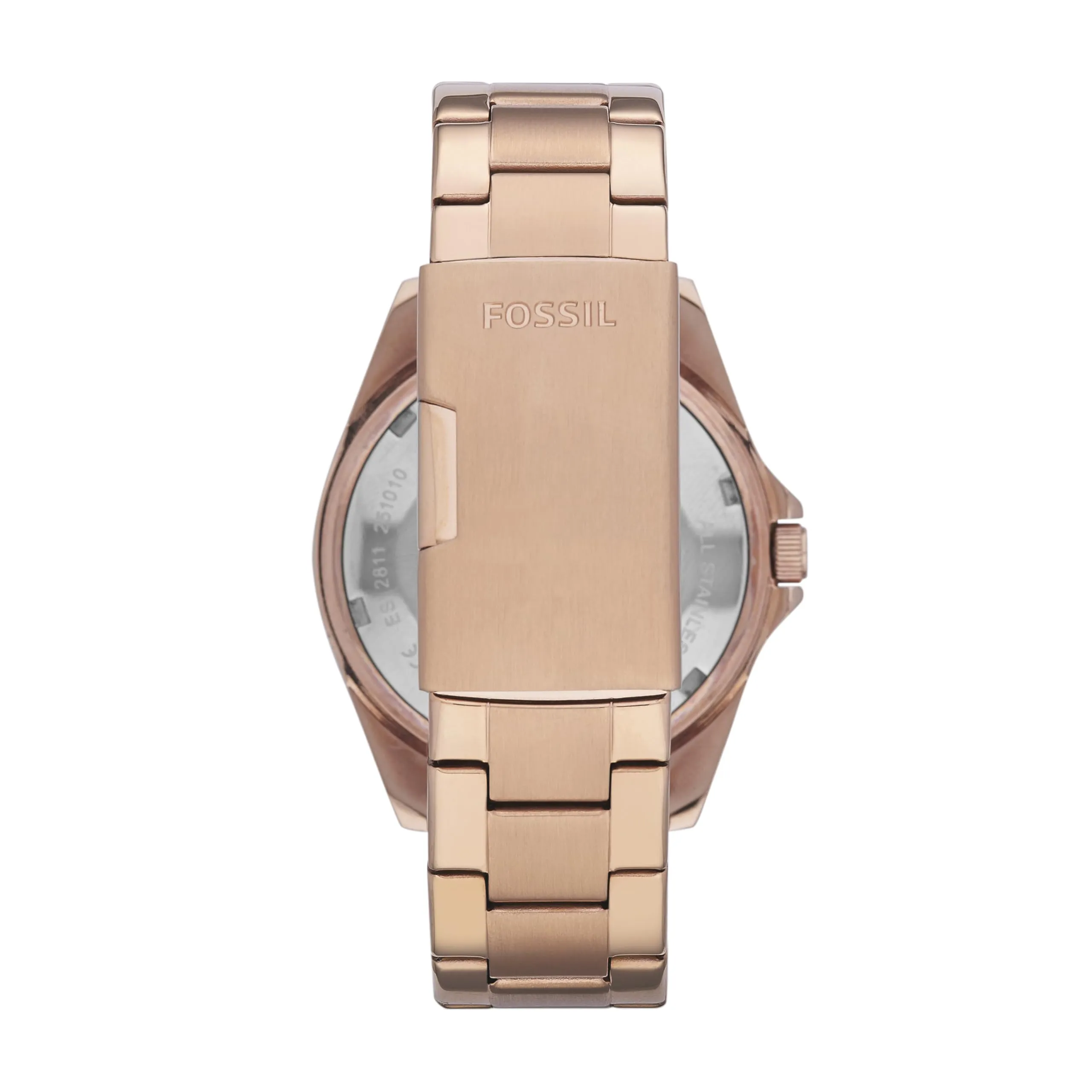Fossil Riley Ladies Multifunction Quartz Watch, 38mm Rose Gold Stainless Steel, ES2811 - immagine 2