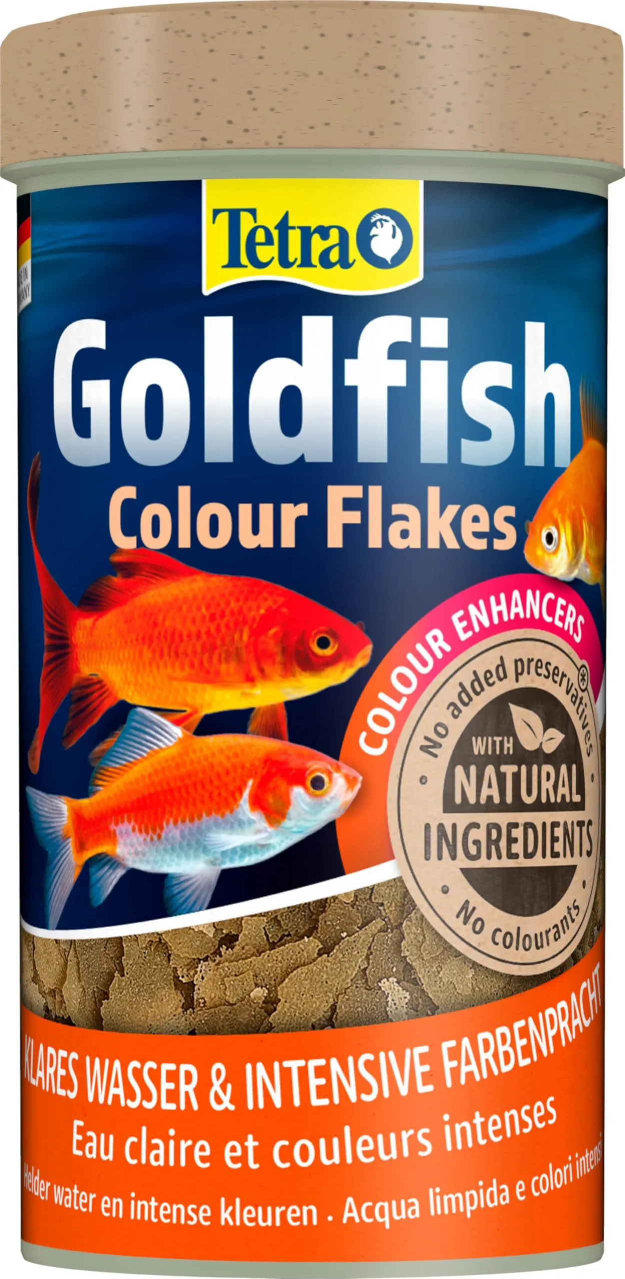 Tetra Goldfish Color Flakes, 250 ml - immagine 1