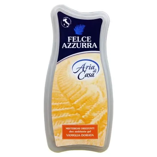 Felce Azzurra Gel Assorbiodori Vaniglia e Monoi per Ambienti Piccoli, Armadi e Cassetti, 140g - immagine 1