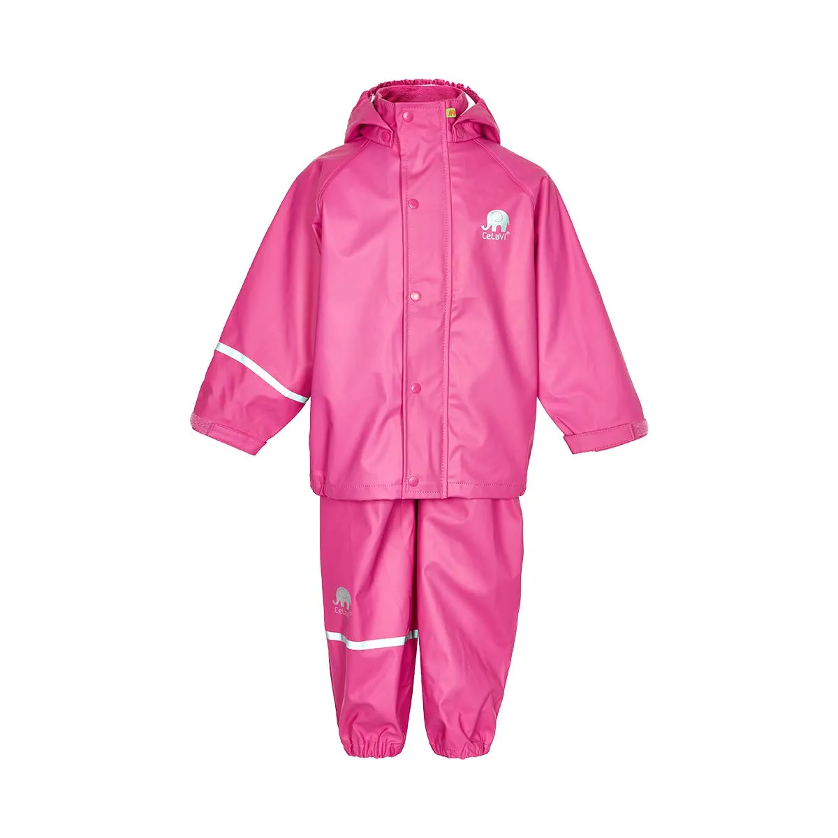 Celavi 1145 Tuta antipioggia per bambine, Real Pink, Taglia 4 anni - immagine 4