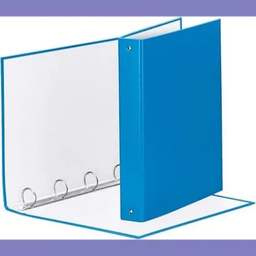 Esselte Meeting Raccoglitore ad Anelli 4-30 Tondo, 22 x 30 cm, Blu Vivida, 395792910 - immagine 4