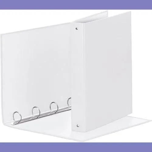 Esselte Meeting Raccoglitore ad Anelli 4-30 Tondo, 22 x 30 cm, Bianco, 395792904 - immagine 4