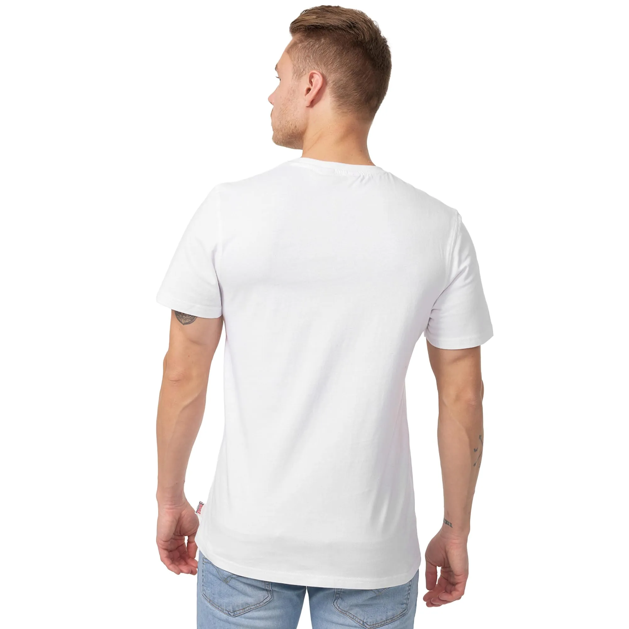 Lonsdale Classic T-shirt Uomo, Bianco, XL - immagine 3