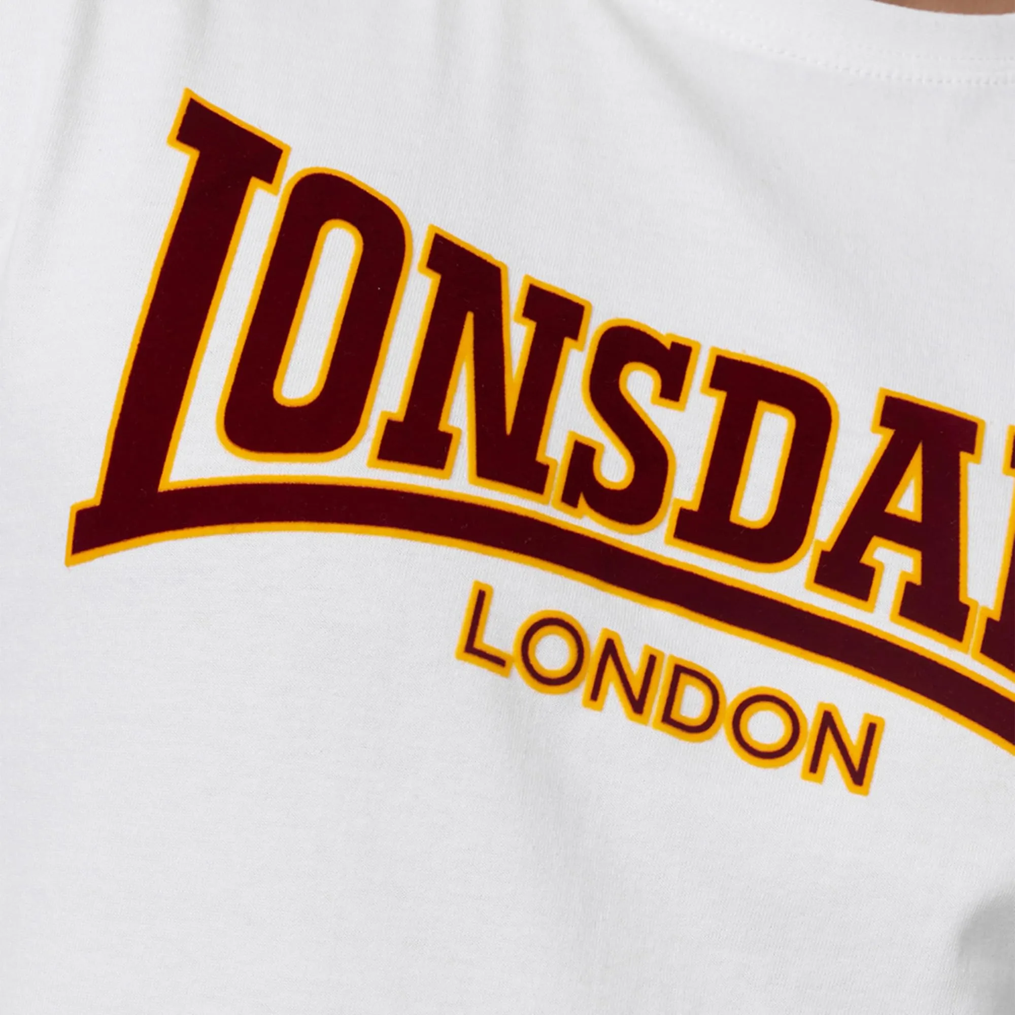 Lonsdale Classic T-shirt Uomo, Bianco, XL - immagine 5