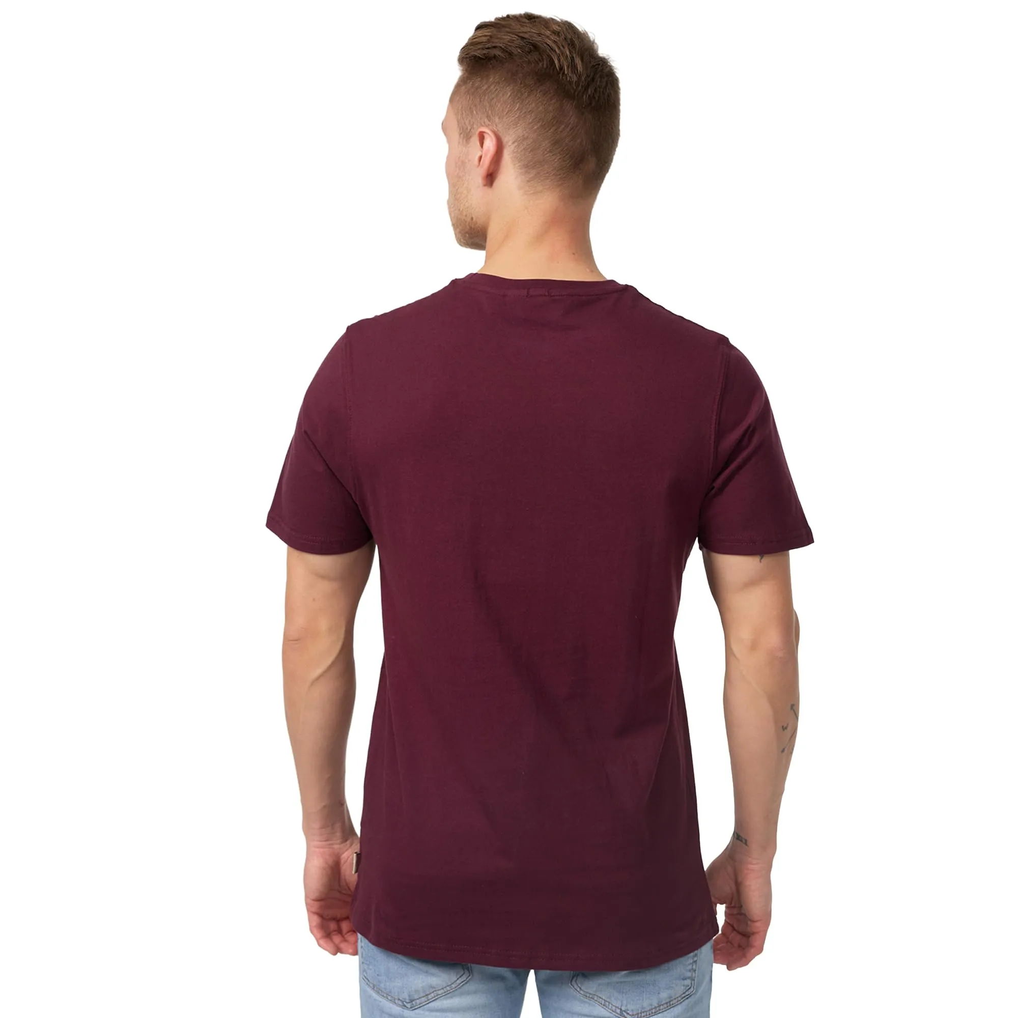 Lonsdale Classic Slim Fit Long Sleeve T-Shirt, Rosso (Ochsenblut), Large - immagine 3
