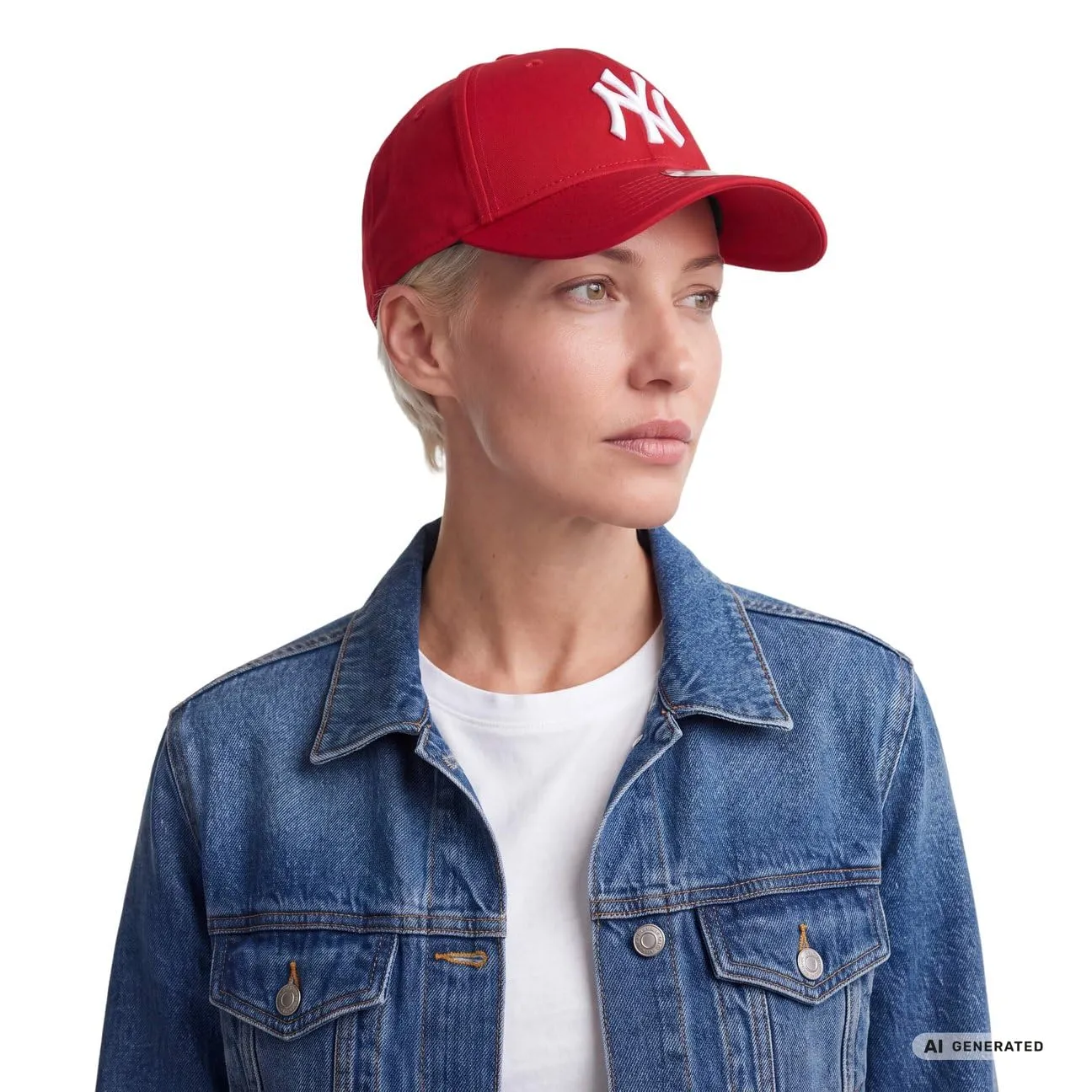 New Era League Basic 39Thirty York Yankees Cap, Multicolor, L/XL - immagine 2