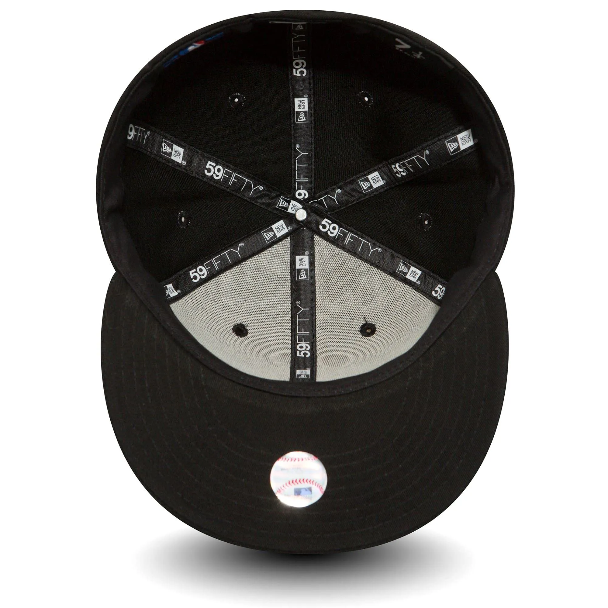 New Era York Yankees 59Fifty Cap - Black on Black - 7 1/8 (57cm) - immagine 5