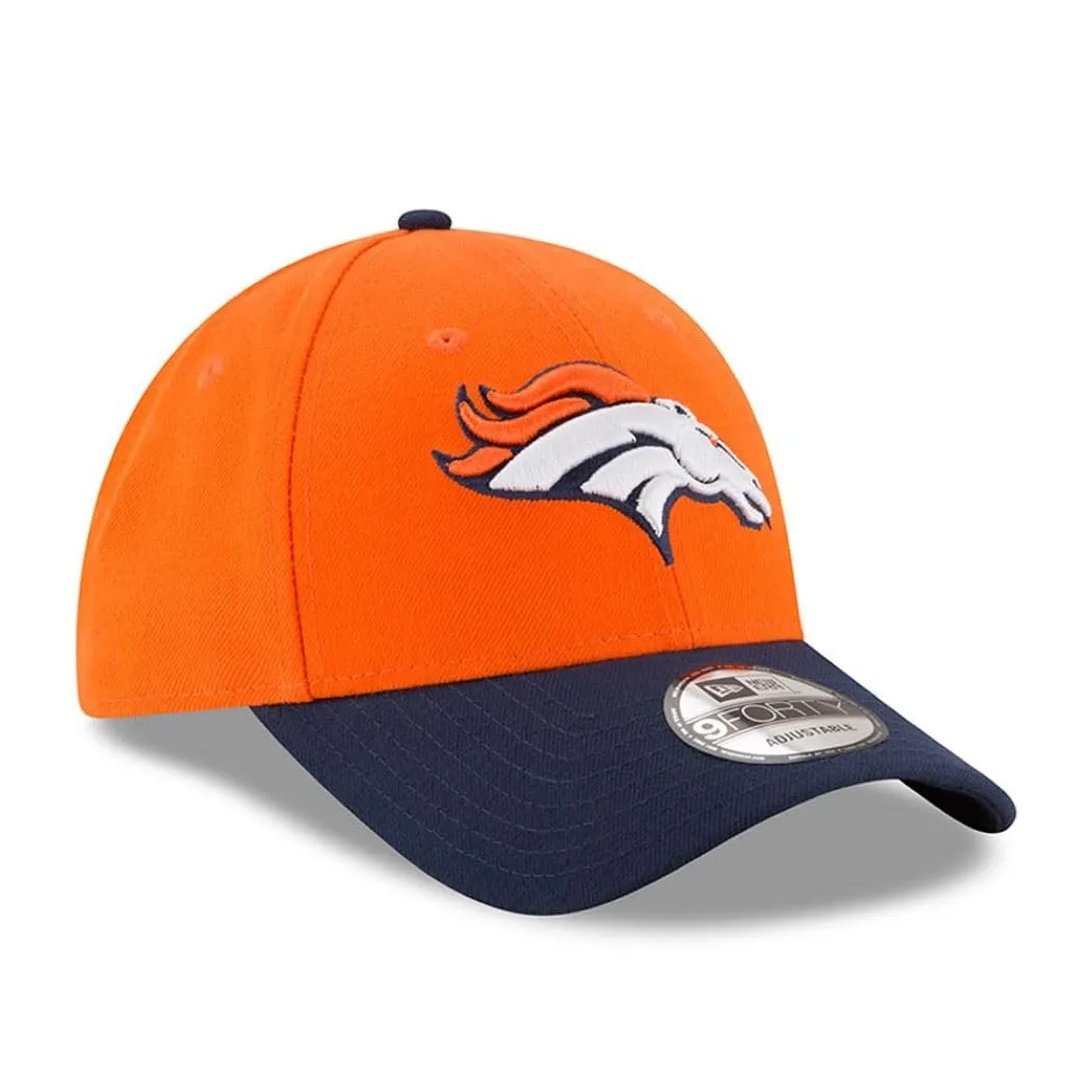 New Era The League 9Forty Denver Broncos Official Team Colour Cap, Men's, Orange, One Size - immagine 3