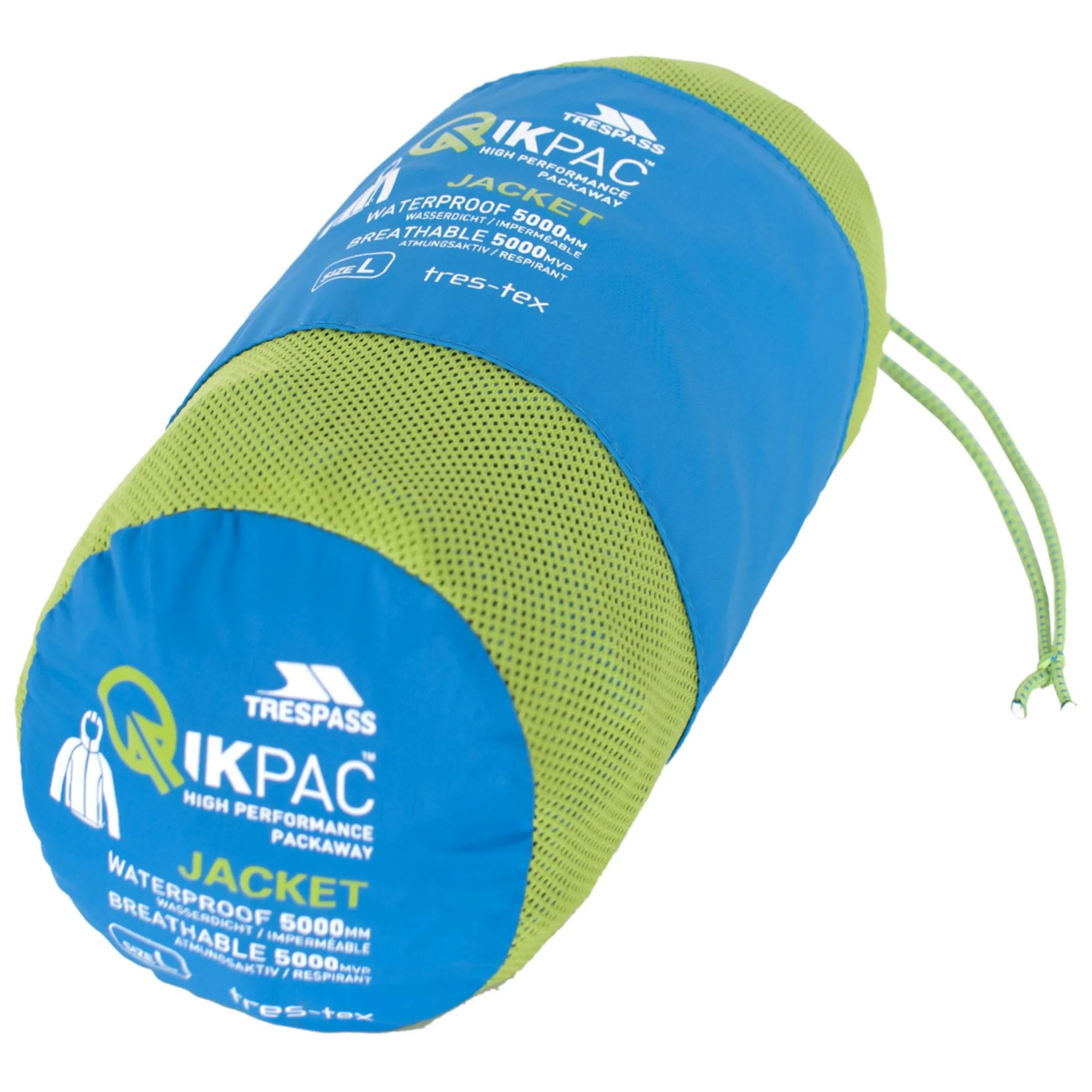 Trespass Qikpac Giacca Ripiegabile Unisex, Cobalt, L - immagine 7
