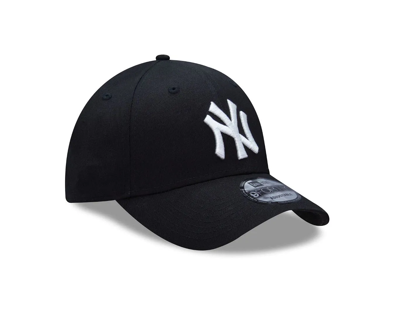 New Era New York Yankees 9FORTY Adjustable Cap Black/White - One Size - immagine 3