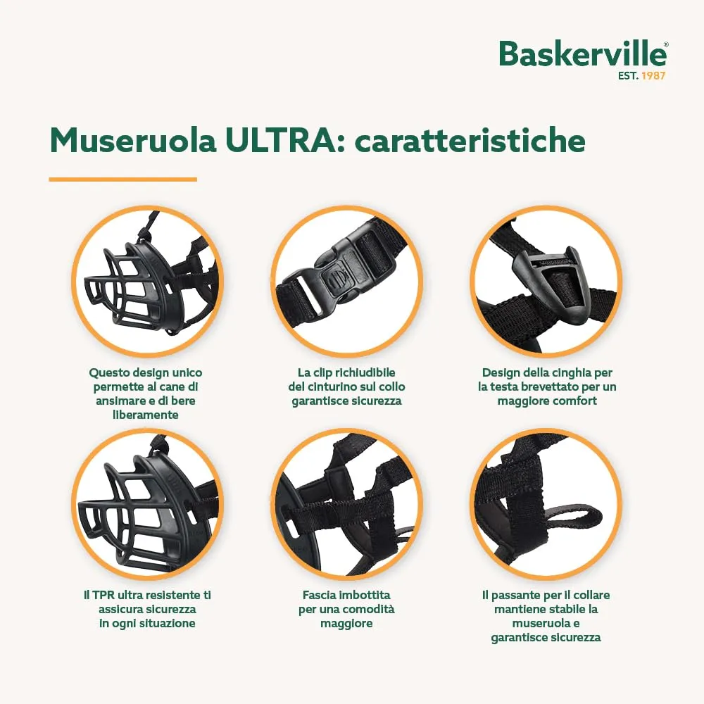 Baskerville Ultra Museruola per cani, Taglia 2 - immagine 2