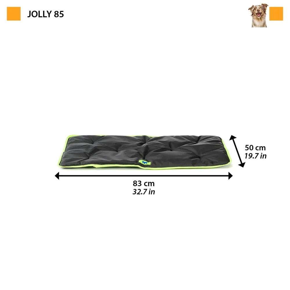 Ferplast Jolly Cuccia Cane e Gatto Antigraffio e Impermeabile, Tessuto Tecnico Resistente, Taglia Media, 83 x 50 x 3,5 cm, Nero - immagine 2