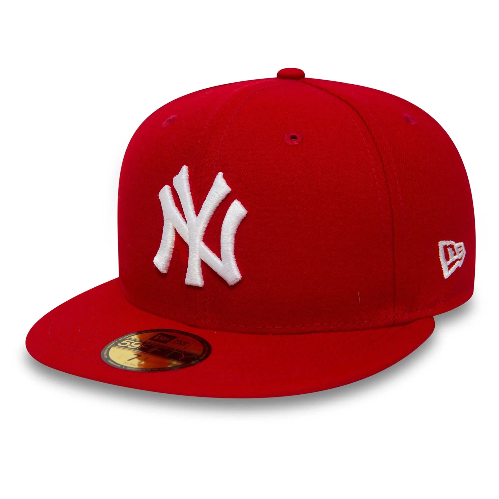New Era MLB League Basic 59Fifty Los Angeles Dodgers Snapback Cap, Scarlet White, 63.5 cm - immagine 1