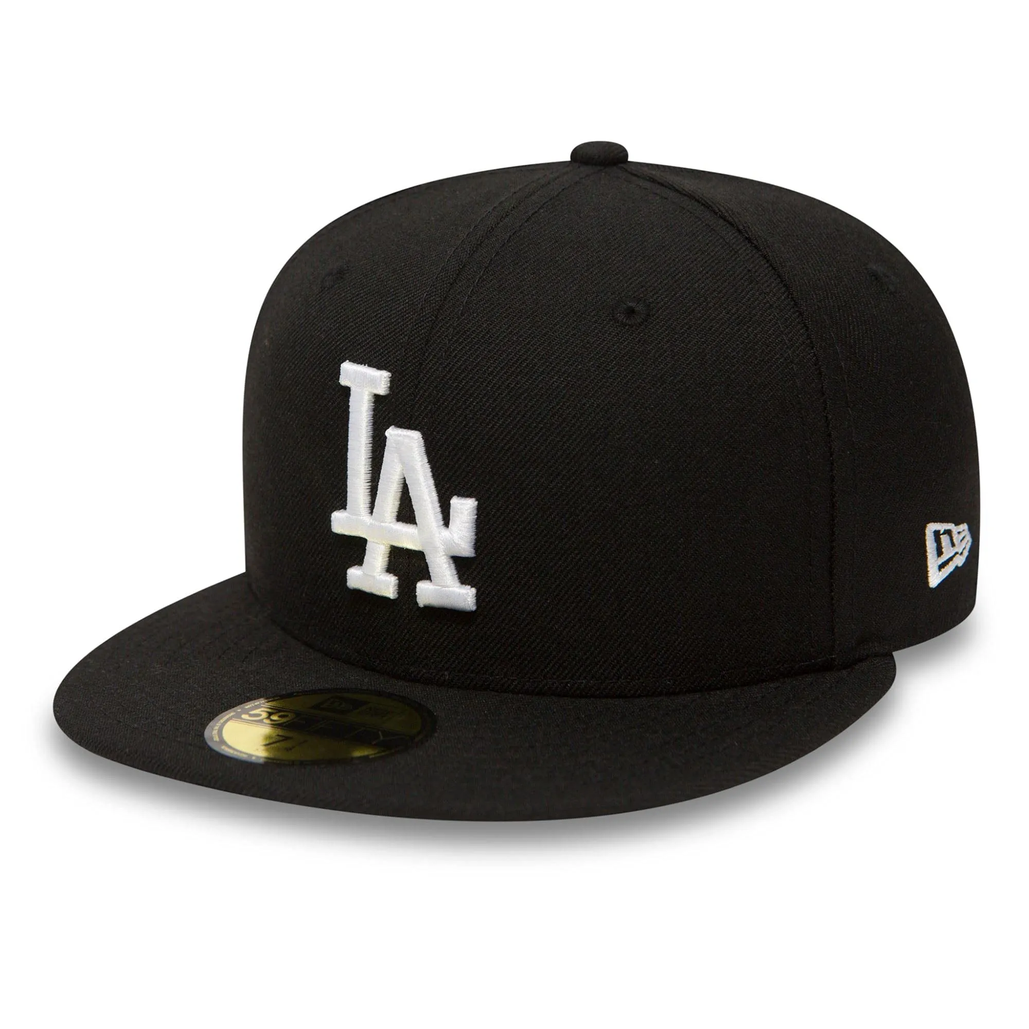 New Era MLB League Basic 59Fifty Los Angeles Dodgers Snapback Cap, Black White, 7 3/4 (61.5 cm) - immagine 1