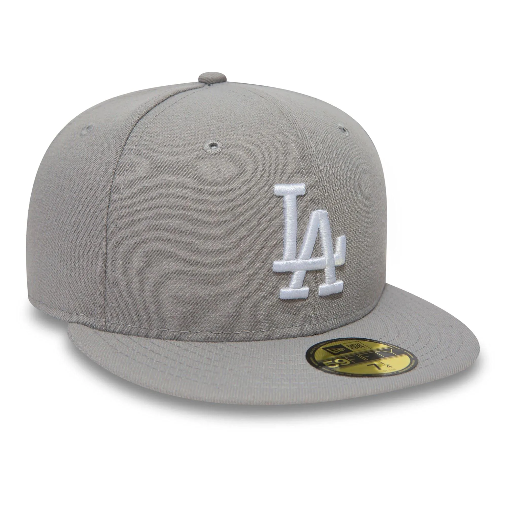 New Era MLB League Basic 59Fifty Los Angeles Dodgers Snapback Cap, Gray White, 7 7/8 (62.5 cm) - immagine 2