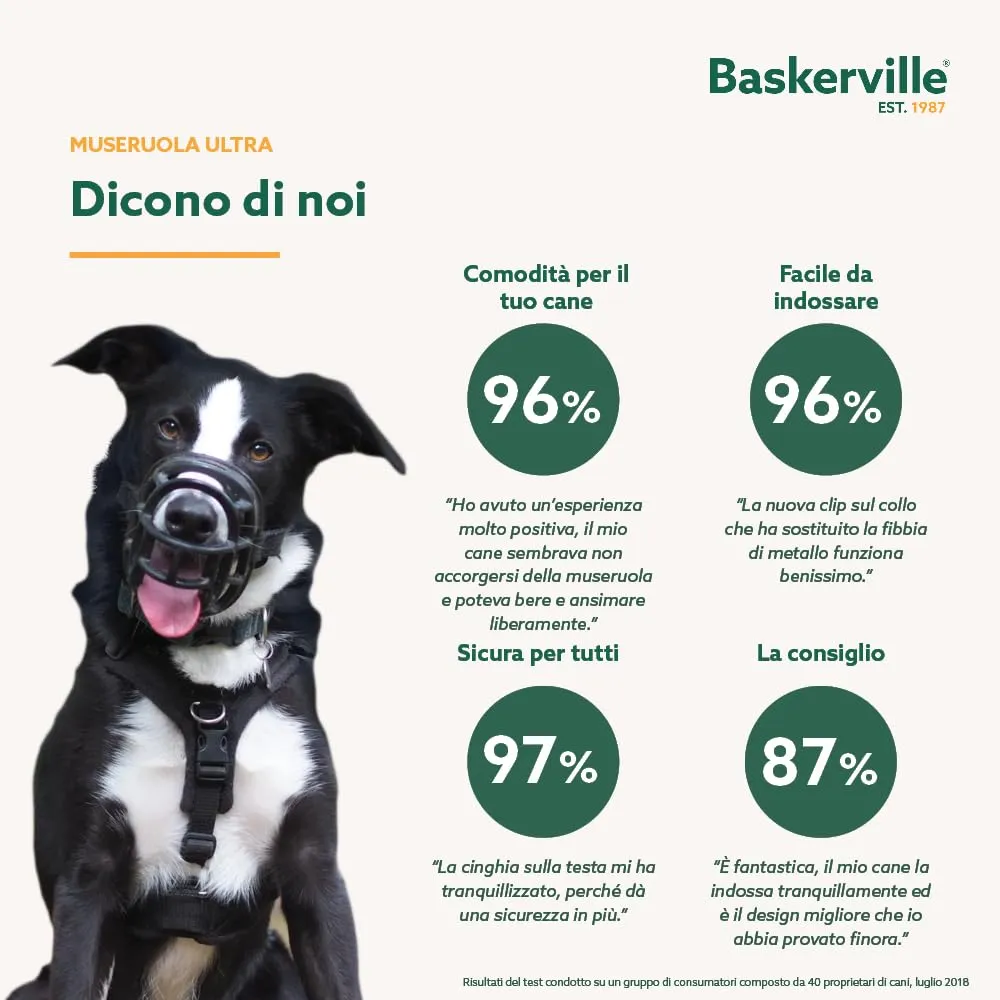 Baskerville Ultra Museruola per Cani, Taglia 3 - immagine 9
