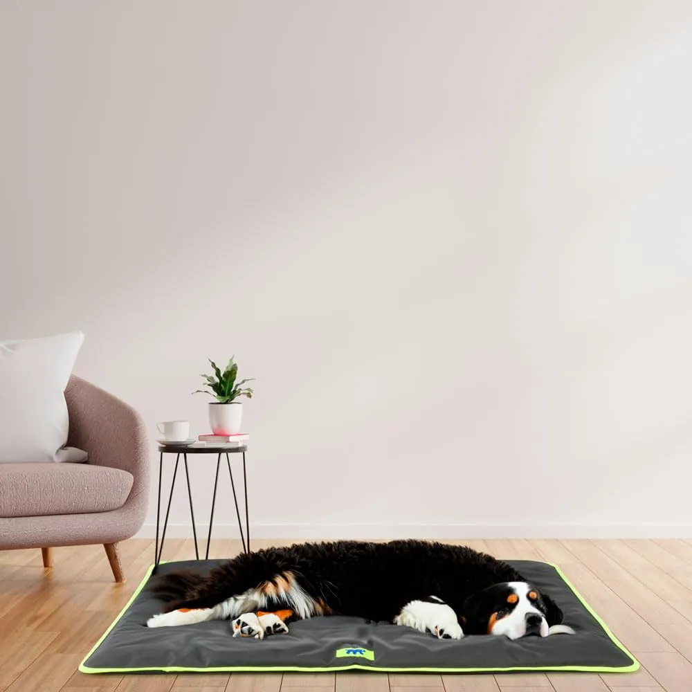 Ferplast Jolly Materassino per Cani Impermeabile e Antigraffio, 108 x 79 cm, Nero - immagine 3