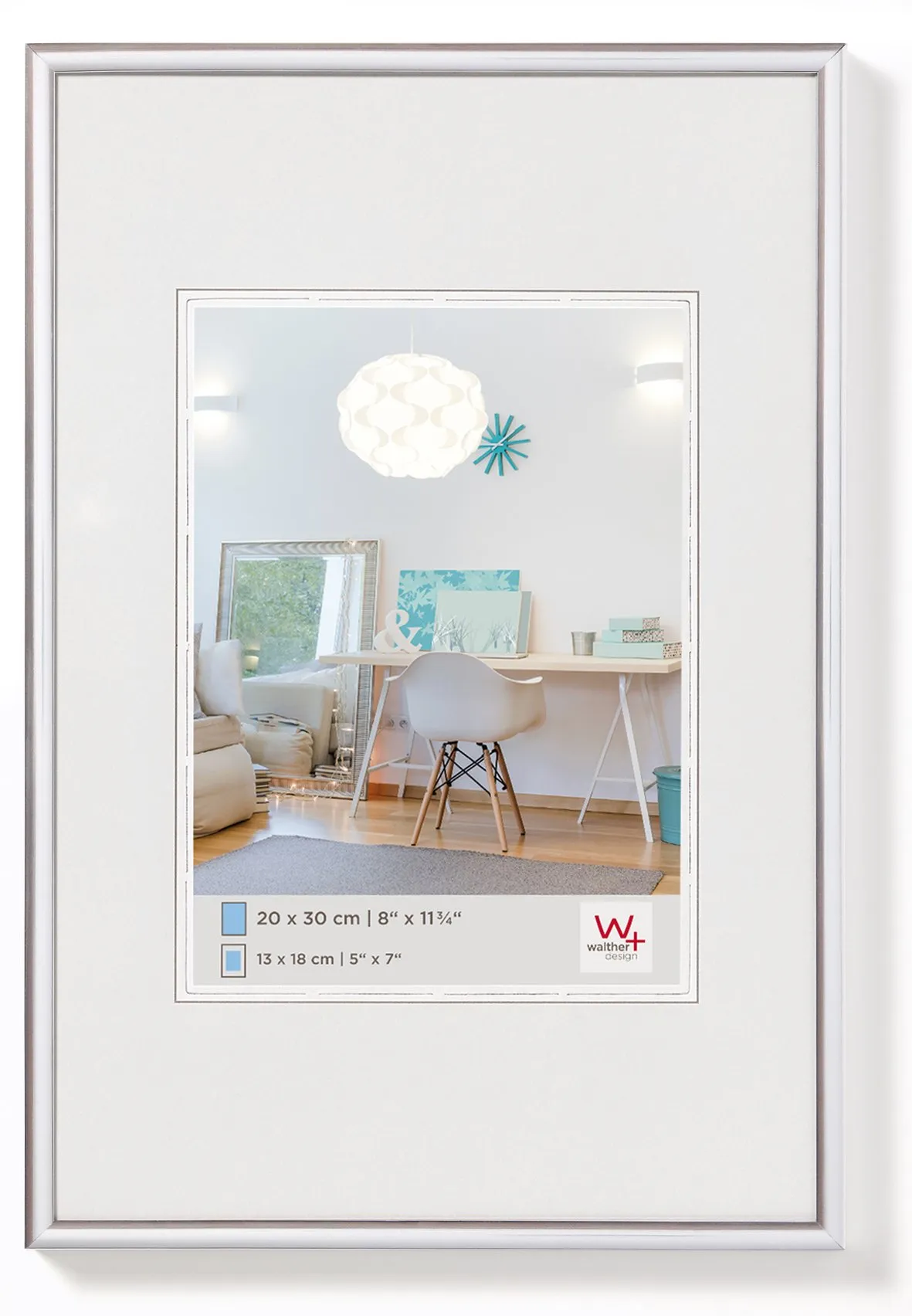 Walther Design Cornice Argento 40 x 60 cm KV460S - immagine 1