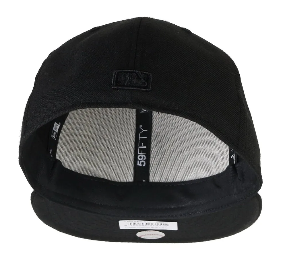 New Era Chicago White Sox 59Fifty Basecap MLB Black On Black - 56cm - immagine 2